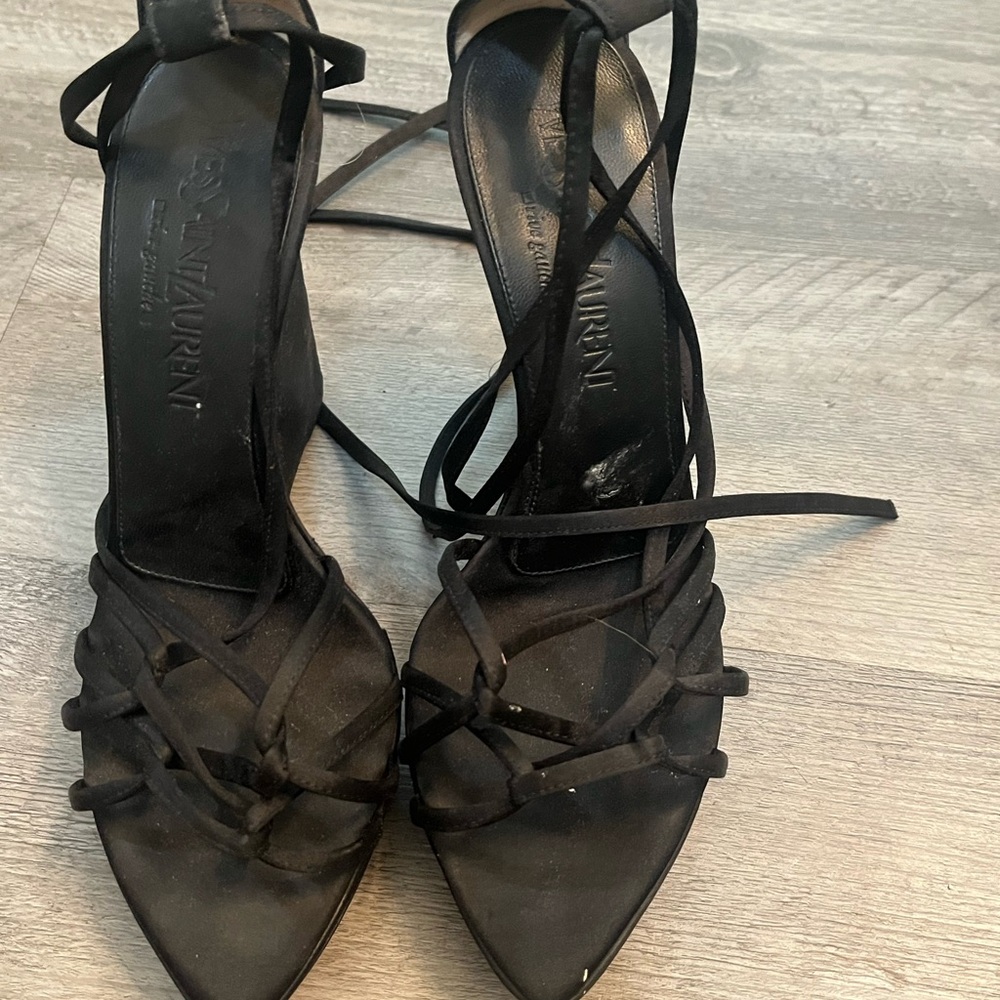 Black Yves Saint Laurent Women's Heels